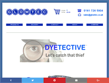 Tablet Screenshot of dyetective.com